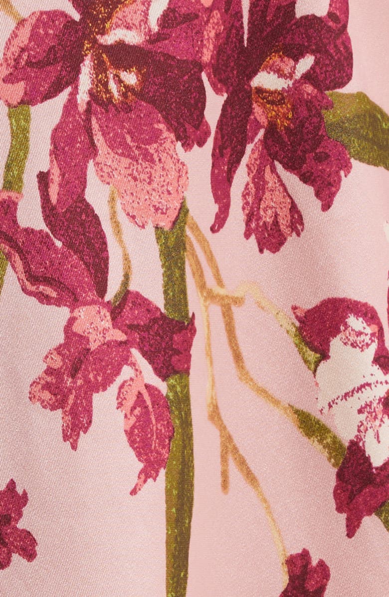 Cinq à Sept Ora Trailing Hibiscus Sleeveless Maxi Dress, Alternate, color, Blush Petal Multi