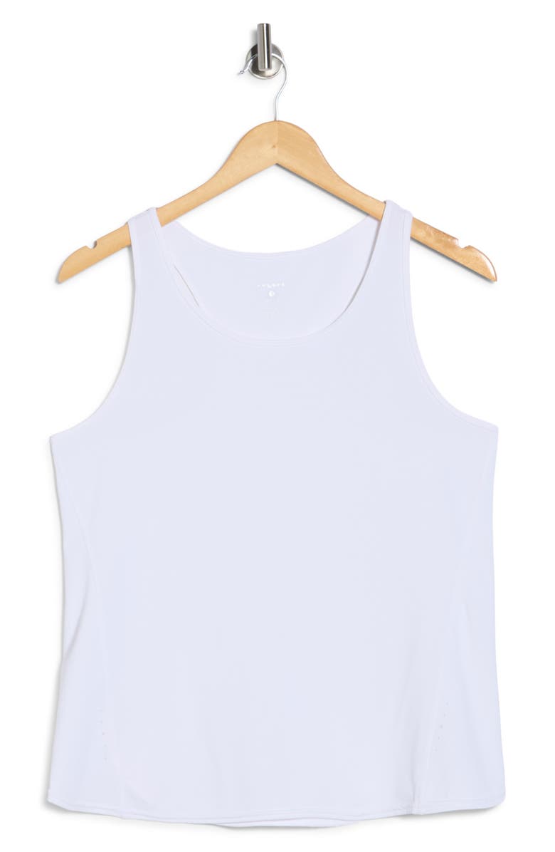 LAYER 8 Fly-Away Run Tank, Alternate, color, Arctic White