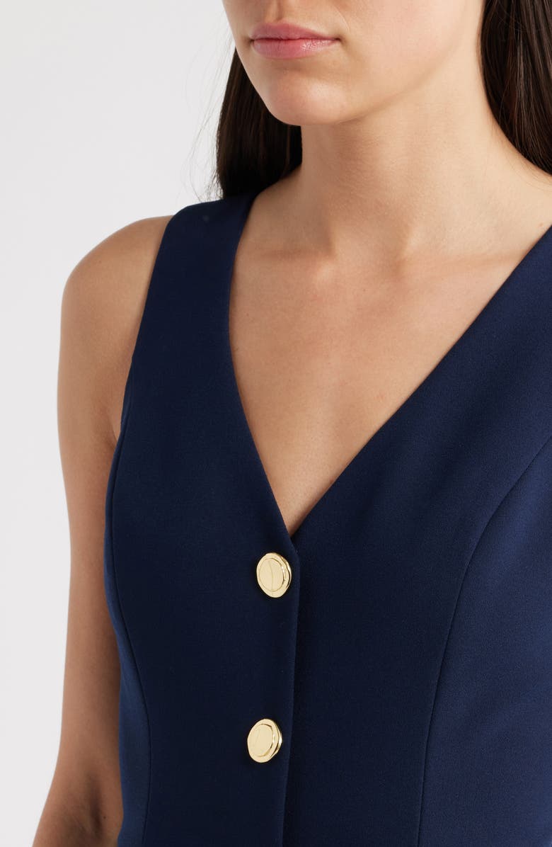 Black Halo Sloane Sleeveless Wide Leg Jumpsuit, Alternate, color, 