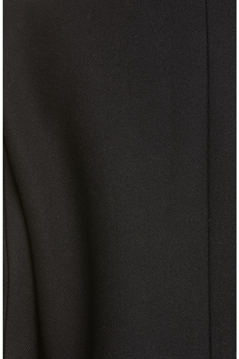 Reefer Wool Coat, Alternate, color, NOIR