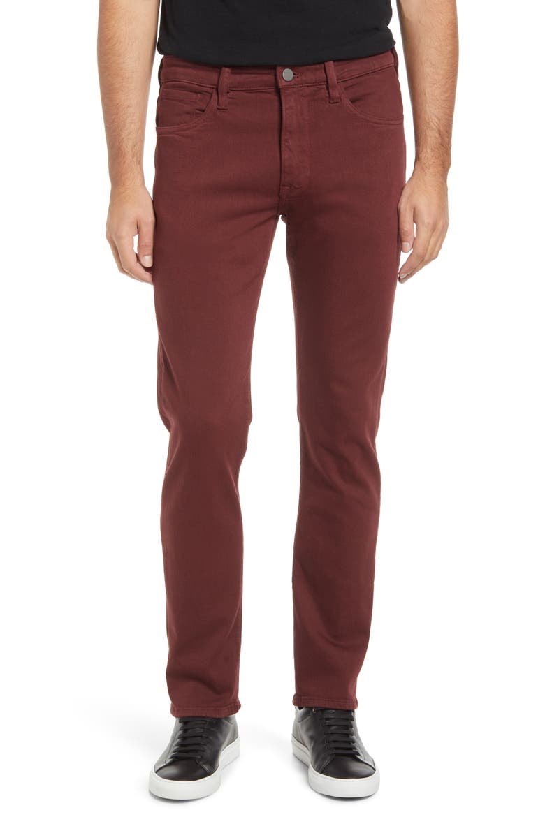Courage Straight Leg Pants, Main, color, RUM RAISIN COMFORT