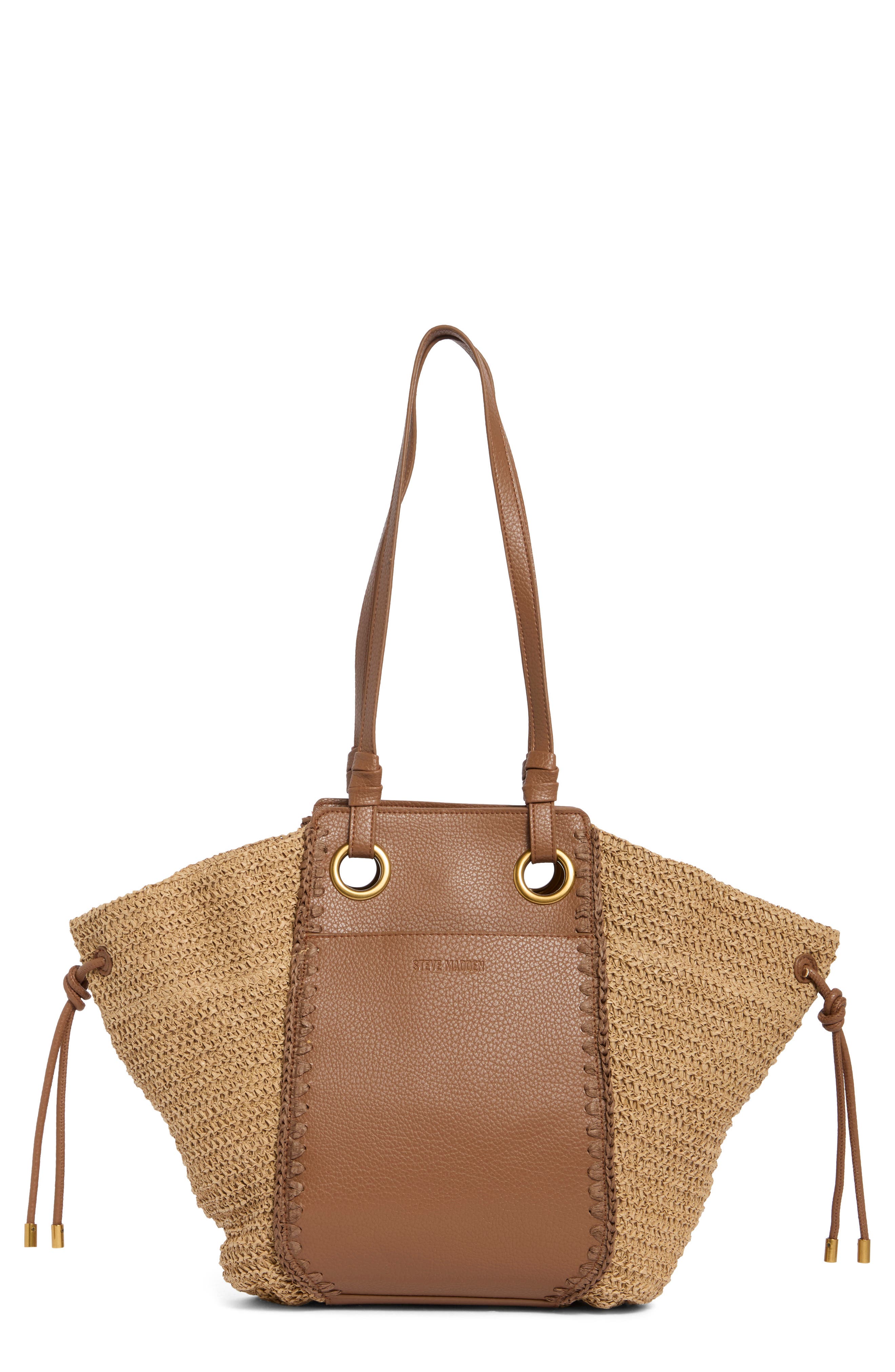 Steve Madden Bidris Mix Media Tote Bag