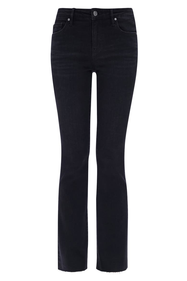 High Waist Bootcut Jeans, Alternate, color, BLACK