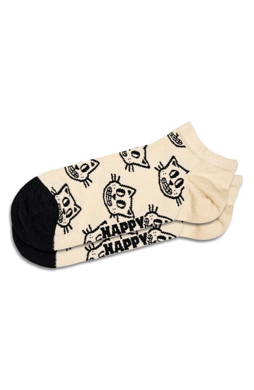 Happy Socks Pets Assorted 3-pack No-show Socks In Black