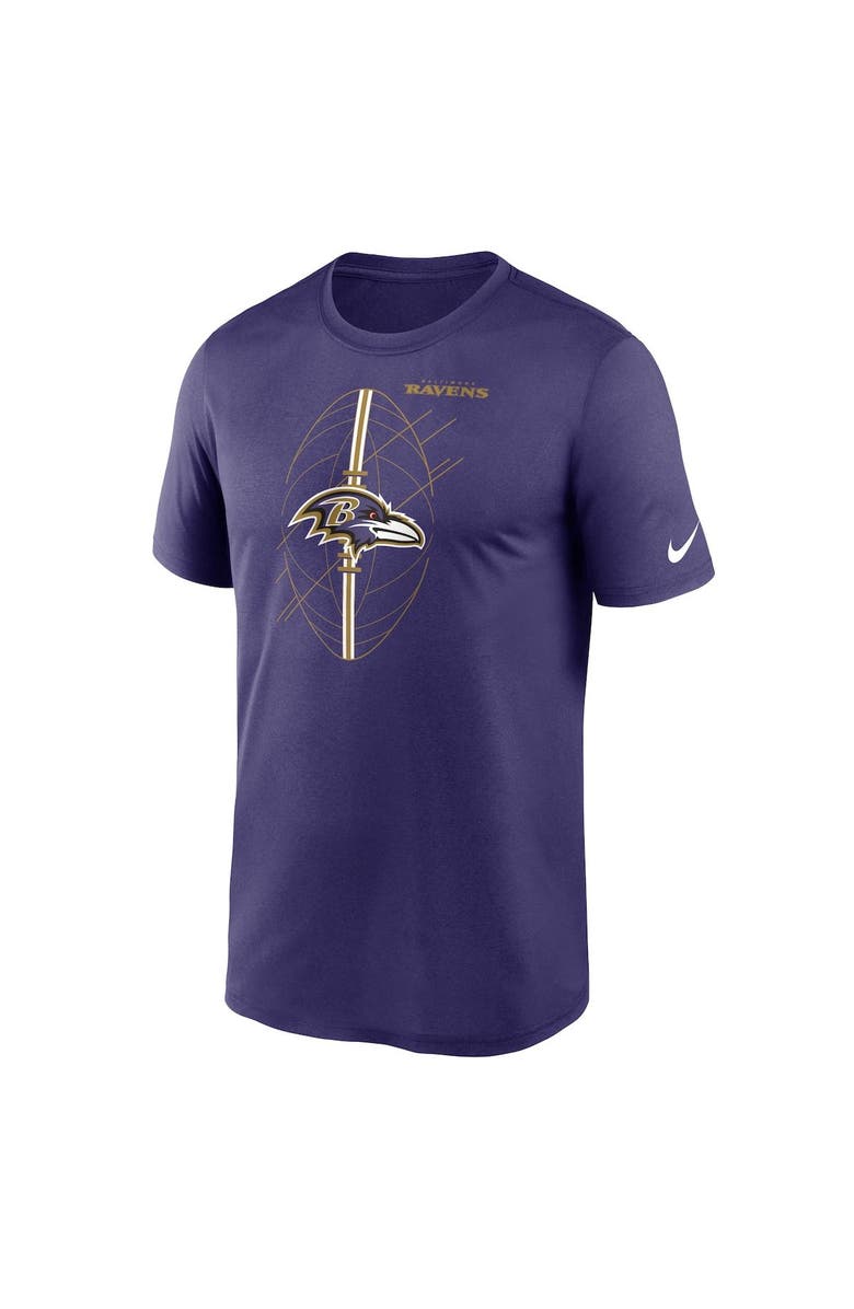 Nike Men's Nike  Purple Baltimore Ravens Legend Icon Performance T-Shirt, Alternate, color, Purple