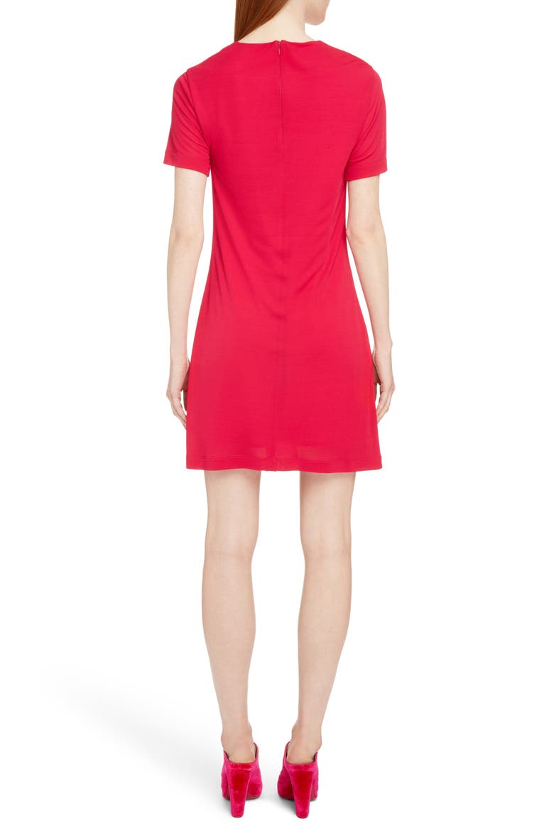 Gathered Jersey Dress, Alternate, color, FUSCHIA