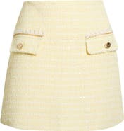 Avec Les Filles Tweed Mini Skort