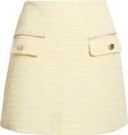 Avec Les Filles Tweed Mini Skort