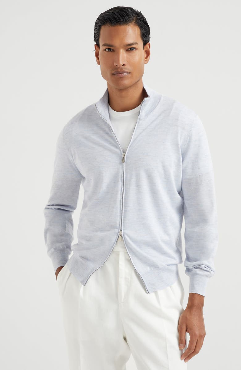 Brunello Cucinelli Lightweight knit cardigan, Alternate, color,