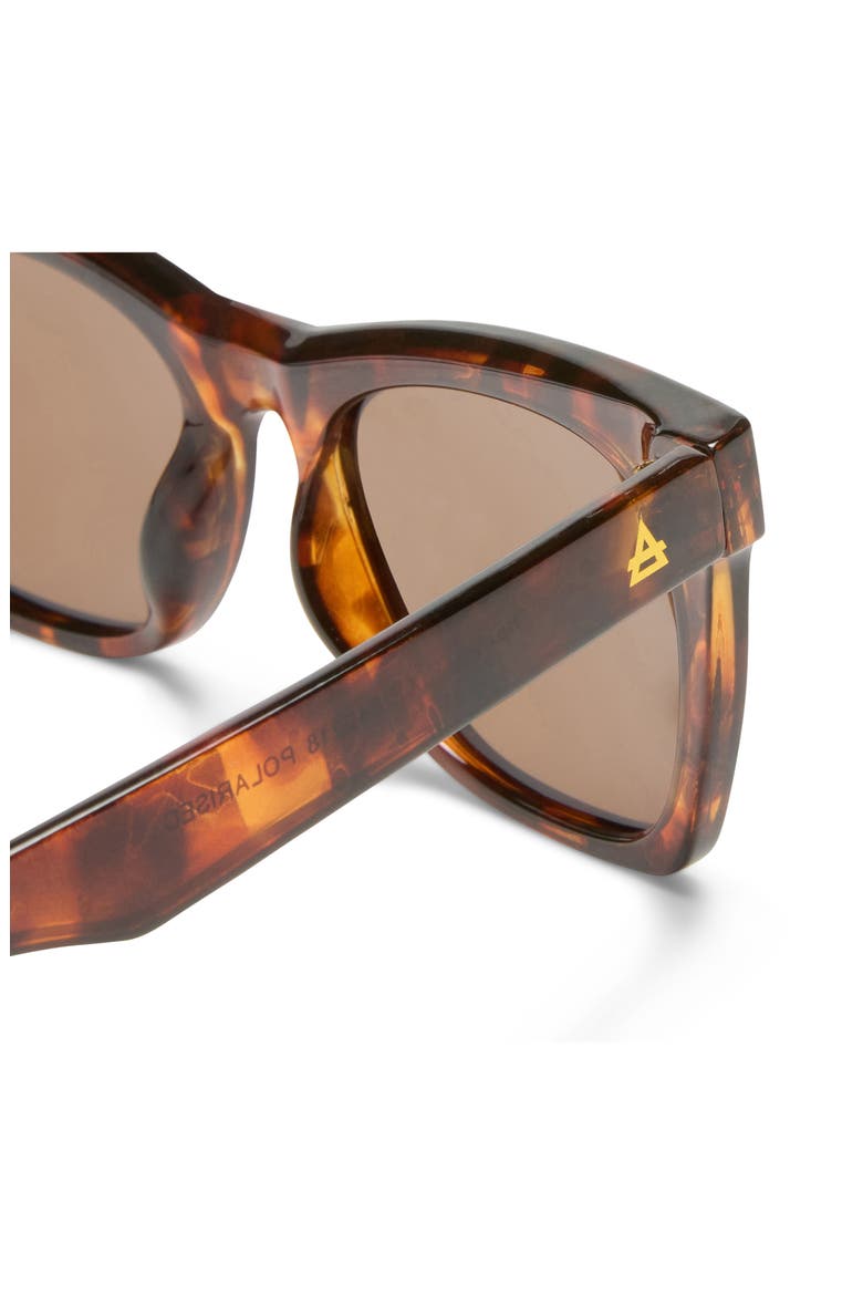 Bellatrix 48mm Gradient Small Cat Eye Sunglasses, Alternate, color, DARK TORT/BROWN MONO POL