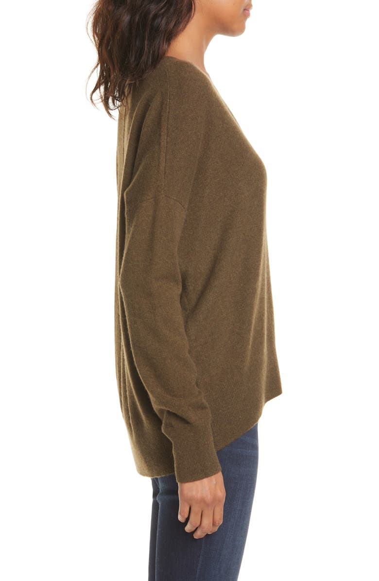 Nordstrom Signature High/Low Cashmere Sweater, Alternate, color,