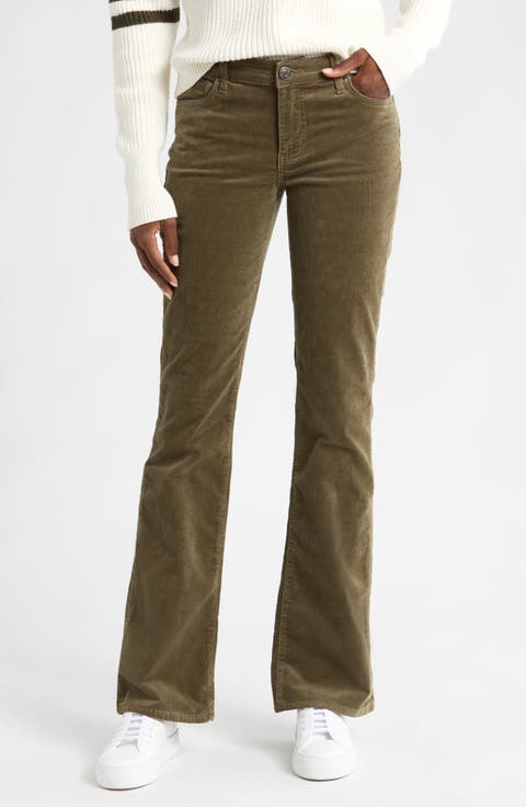Karen Bootcut Corduroy Pants (Regular & Petite)