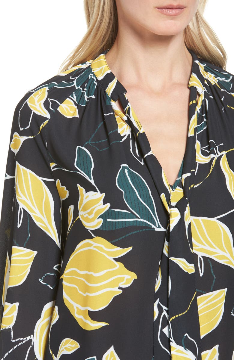 Halogen<sup>®</sup> Tie Neck Blouse, Alternate, color, 