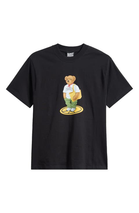 Stand for Peace Bear Graphic T-Shirt