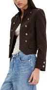 MANGO Military Linen Jacket