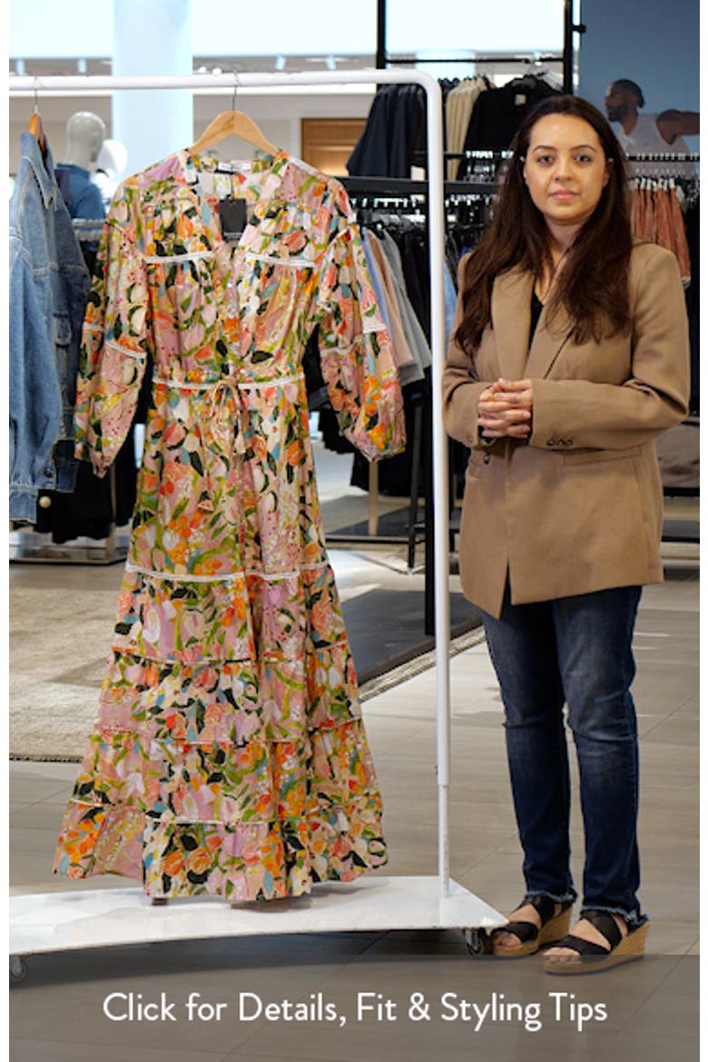 Gertie Floral Print Maxi Dress video