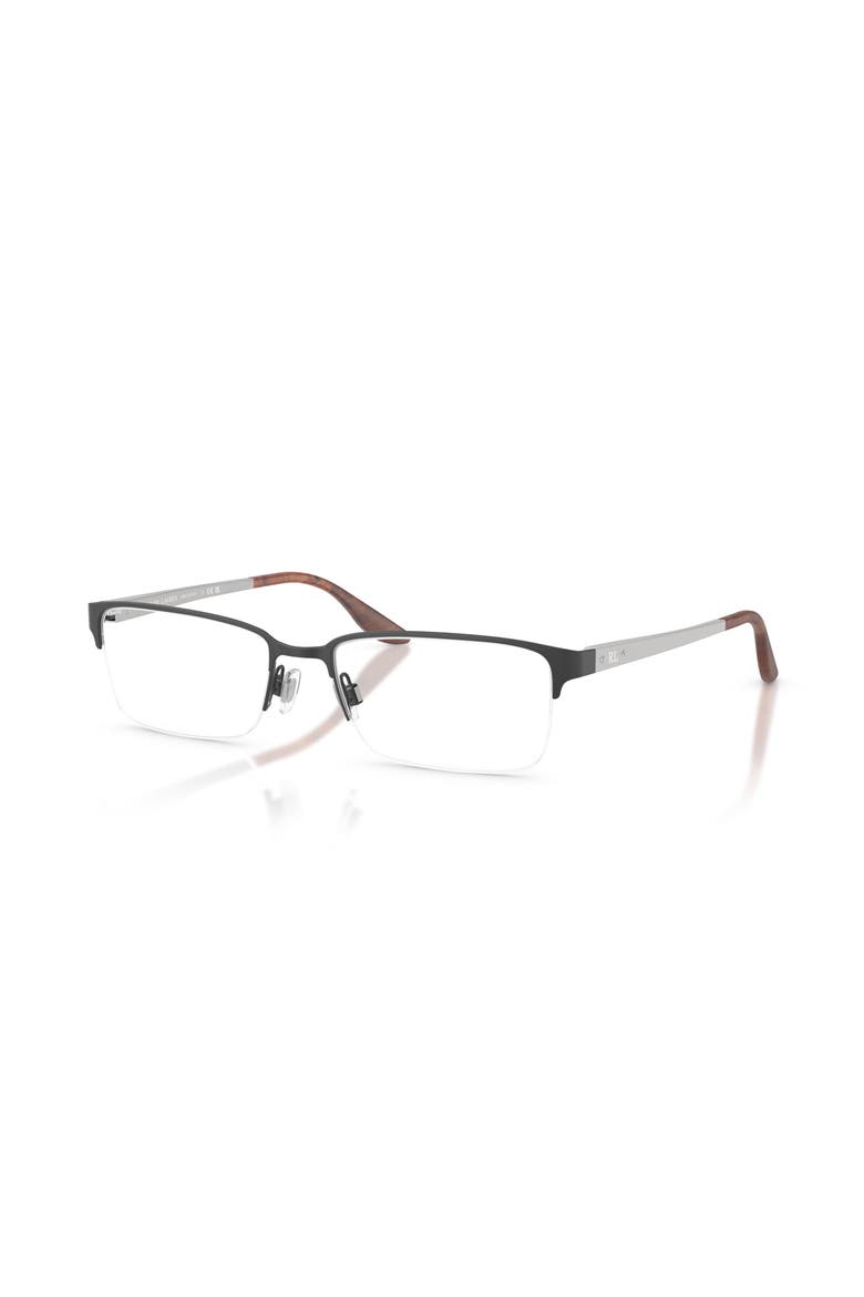 54mm Rectangle optical glasses, Main, color, Black