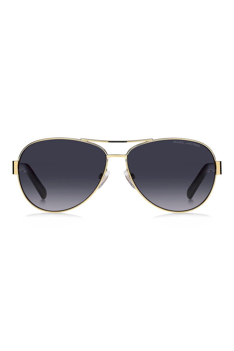 60mm Aviator Sunglasses, Main, color, 0RHL-9O