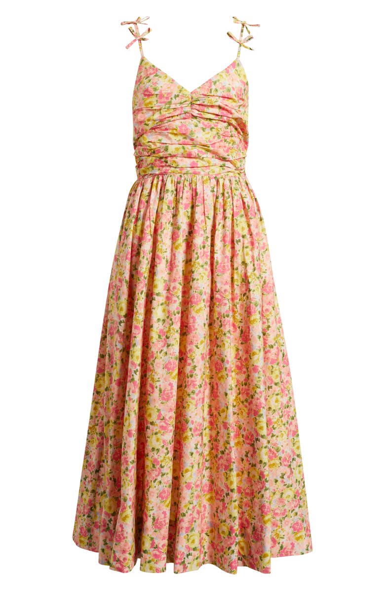 LOVE THE LABEL Micah Floral Cotton Sundress, Alternate, color, 