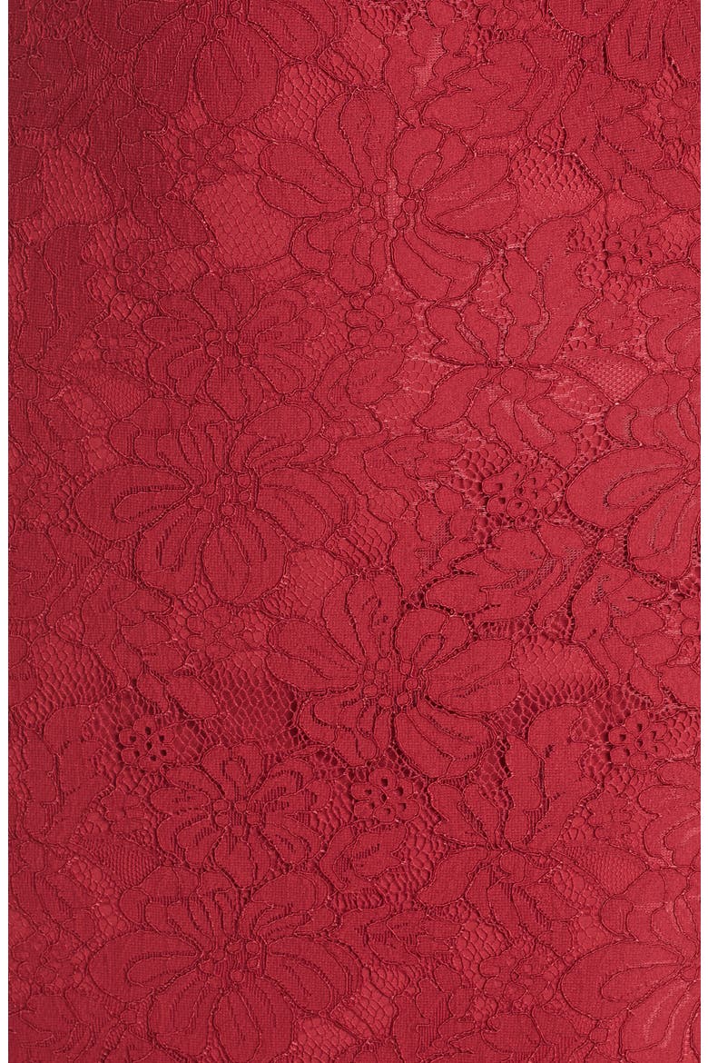 Floral Lace Sheath Dress, Alternate, color, BERRY DELIGHT