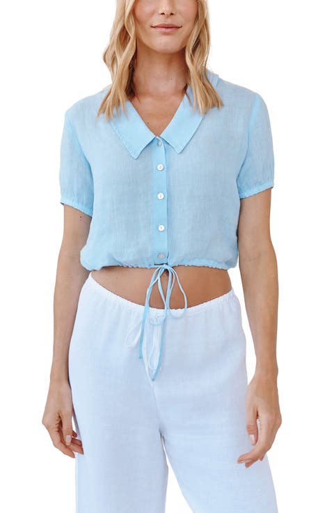 Linen Button-Up Shirt