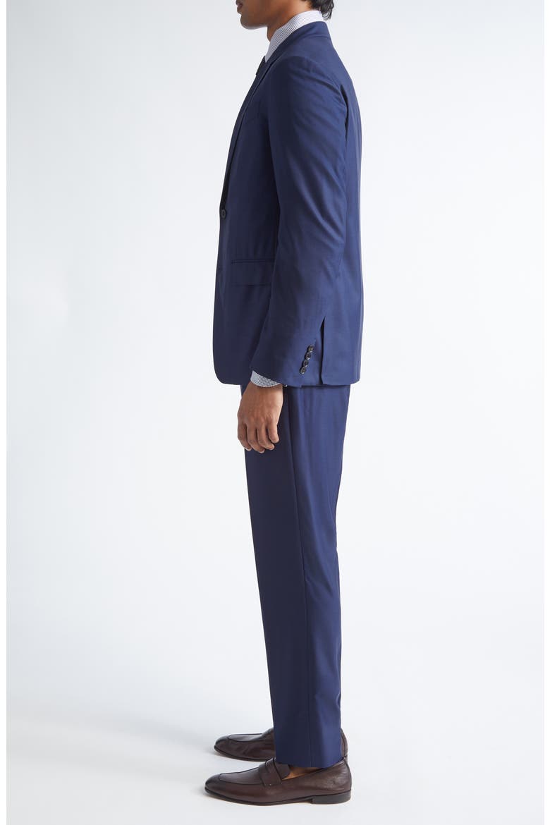Plaid 15milmil15 Wool Suit, Alternate, color, DARK BLUE