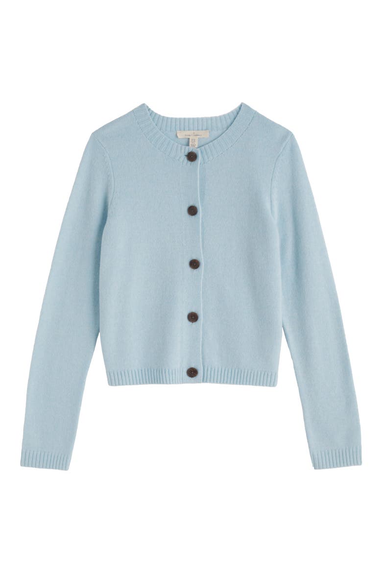 Tern Tide Merino Wool Blend Cardigan, Alternate, color, KNIT MELANGE ICE BLUE