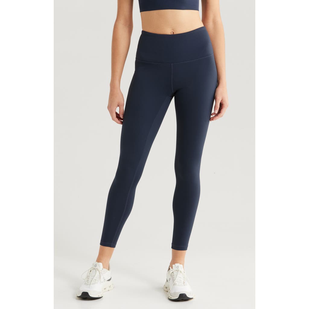 Zella Live In High Waist 7/8 Leggings In Blue