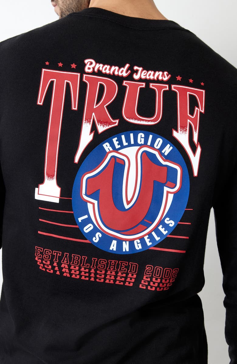 True Religion Pop Long Sleeve Graphic T-Shirt, Alternate, color,