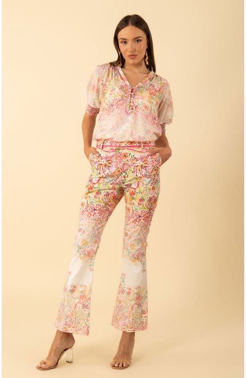 Hale Bob Bellamy Sateen Pant In Multi