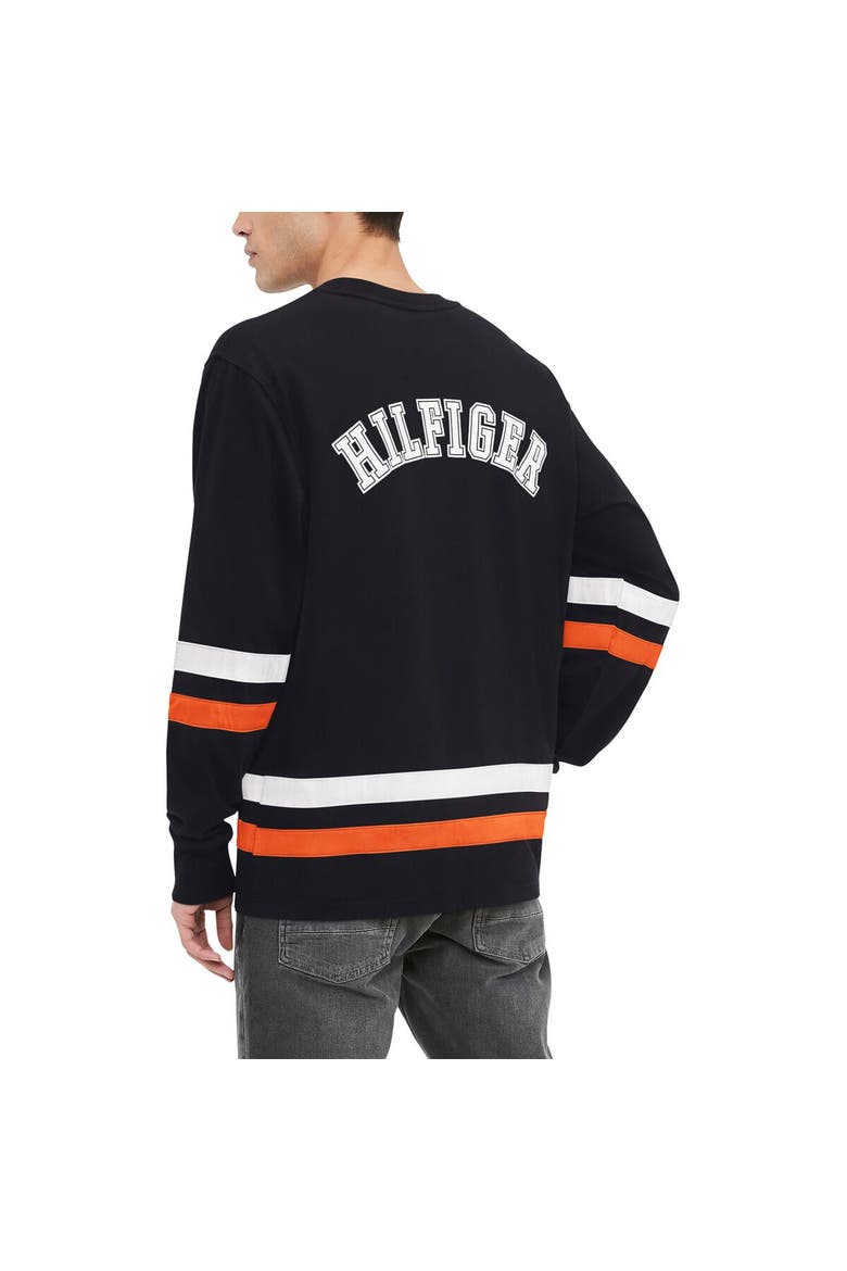 Men's Tommy Hilfiger Black Philadelphia Flyers Nolan Long Sleeve T-Shirt, Alternate, color, Black