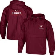 Champion Men's Champion Maroon Virginia Tech Hokies Delay Packable Half-Zip Jacket