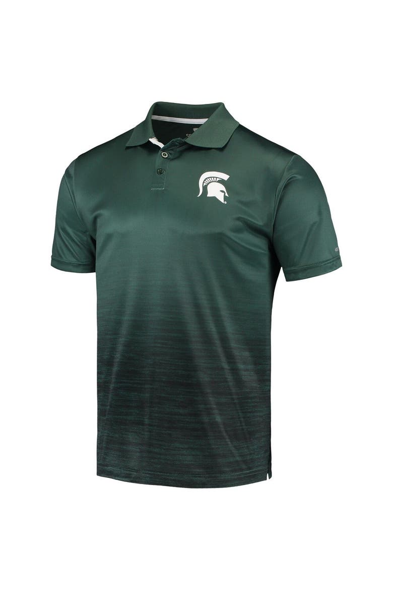 Men's Colosseum Green Michigan State Spartans Marshall Polo, Alternate, color, Green