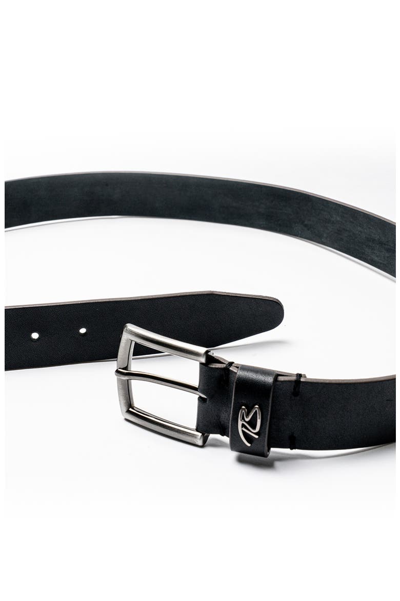York Leather Belt, Alternate, color, BLACK
