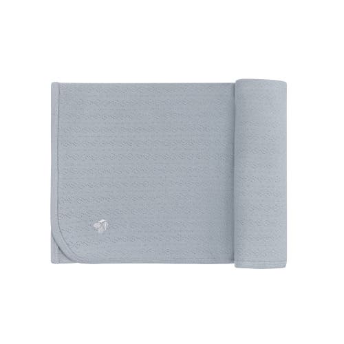 Ely's & Co. Squiggle Pointelle Collection In Blue