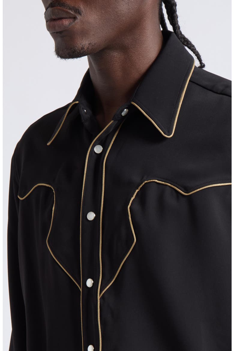 Western Shirt, Alternate, color, BLACK