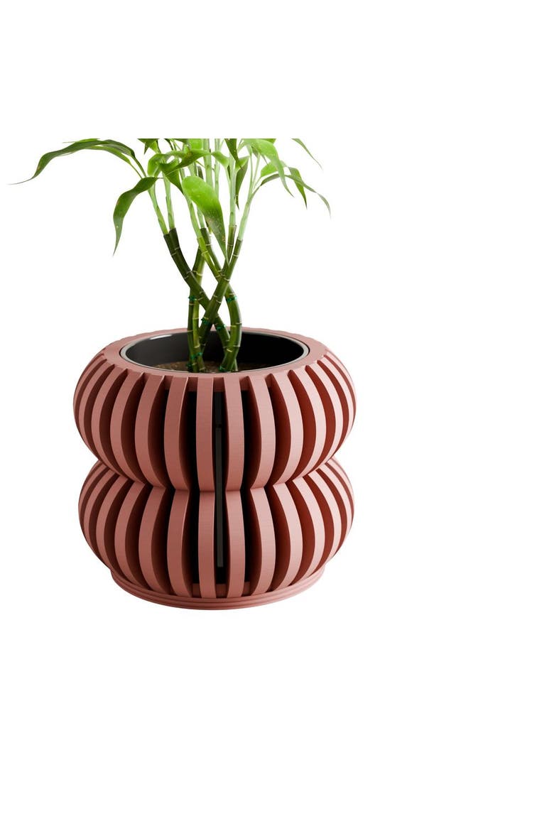 Double Bubbles Orchid Planter, Main, color, Terracotta - 7"