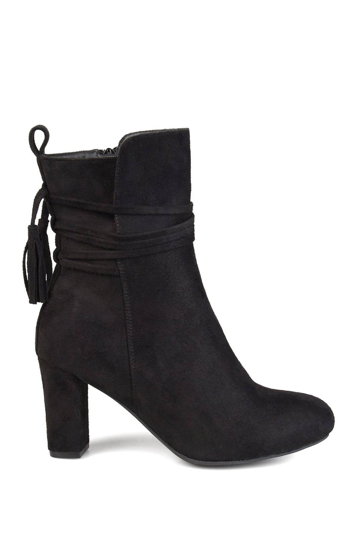 JOURNEE Zuri Tassel Ankle Bootie, Main, color, 