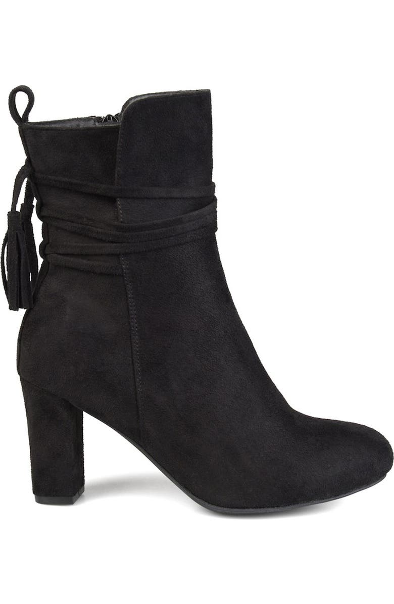 JOURNEE Zuri Tassel Ankle Bootie, Main, color,