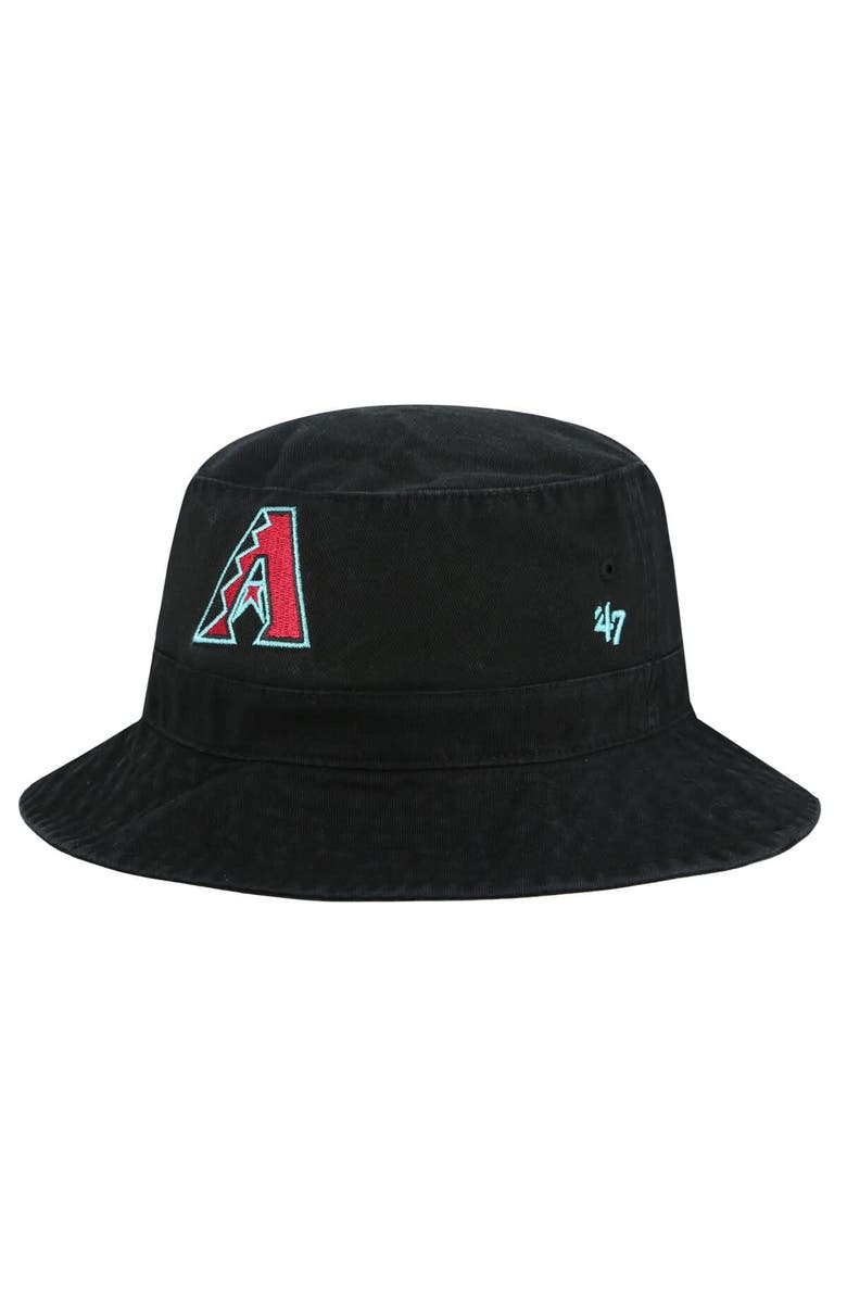 '47 Men's '47 Black Arizona Diamondbacks Primary Logo Bucket Hat, Main, color, 