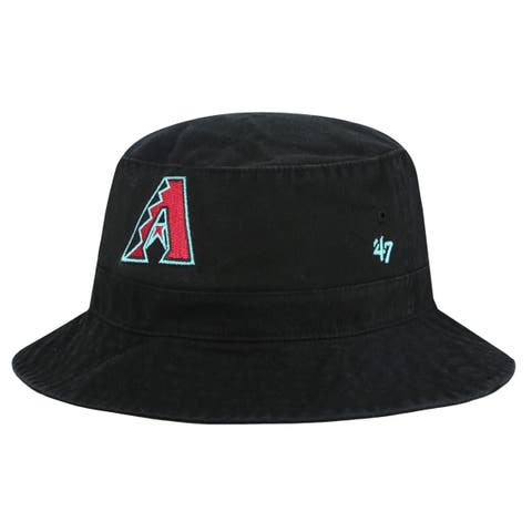 Men's '47 Black Arizona Diamondbacks Primary Logo Bucket Hat