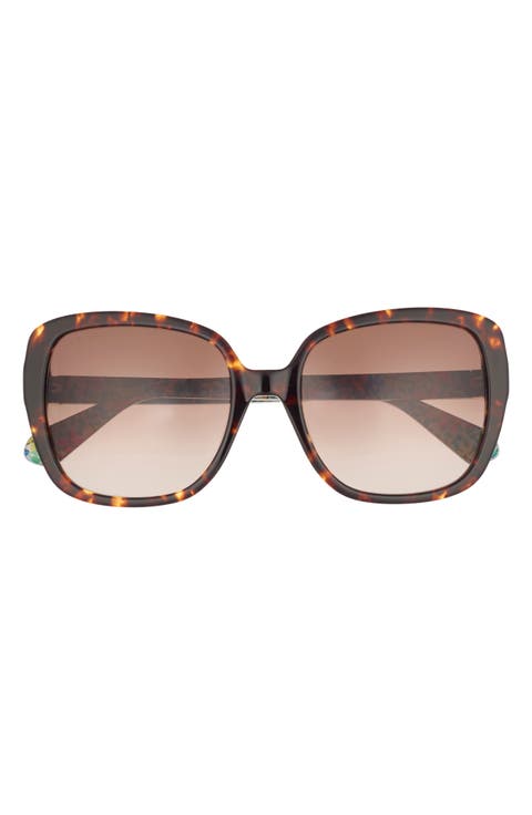 wilheminas 55mm gradient square sunglasses