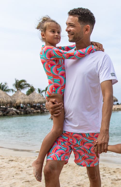 Snapper Rock Sustainable Swim Shorts In Pink