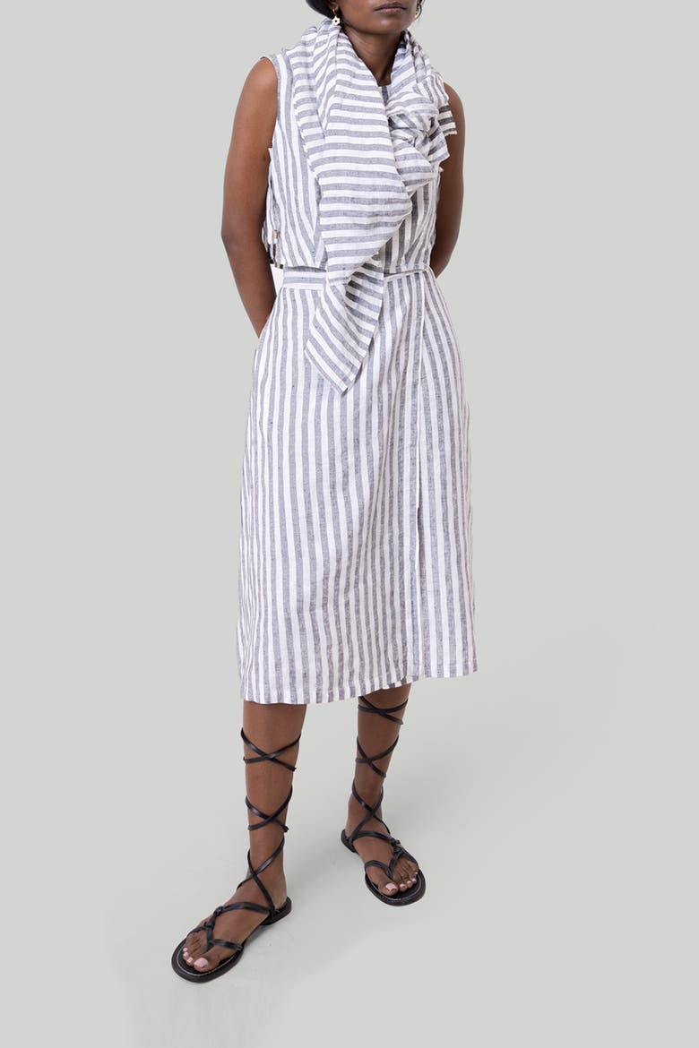 Breezy Linen Summer Set, Main, color, Striped Linen