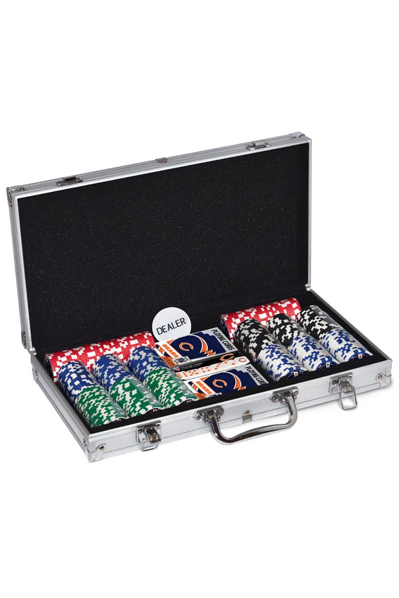 Chicago Bears 300 Piece Poker Set, Alternate, color, Multicolor