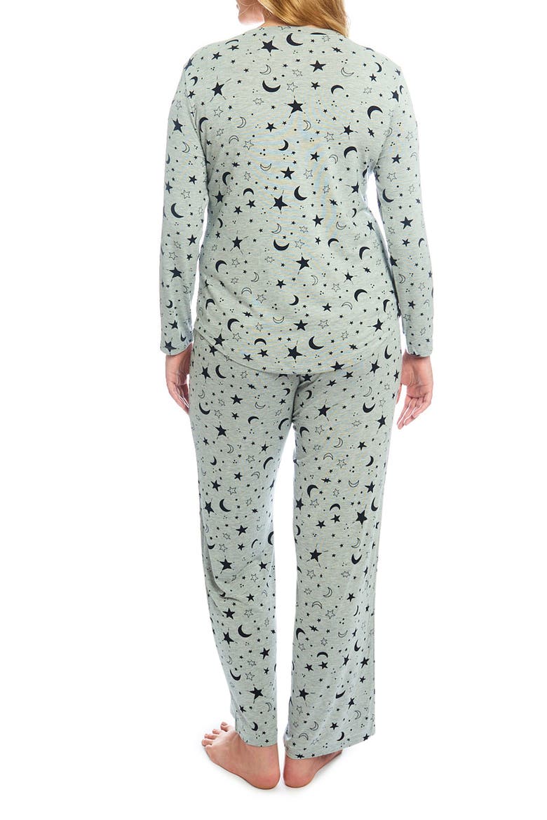 Laina During & After 2-Piece Maternity/Nursing Sleep Set, Alternate, color, TWINKLE NIGHT
