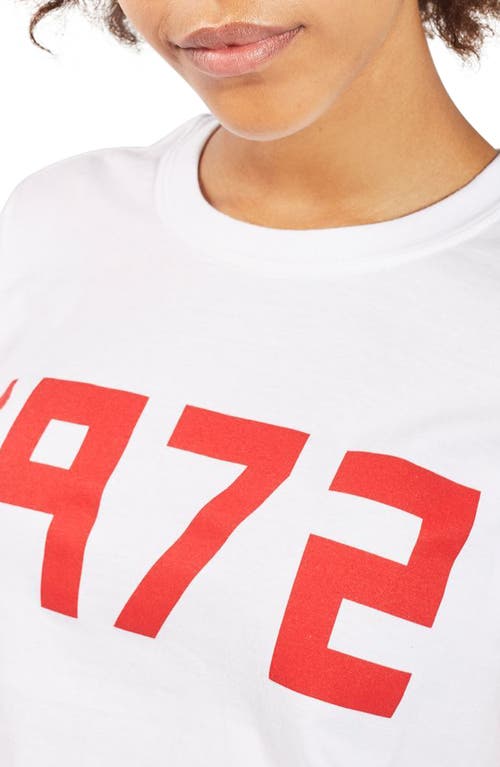 Topshop 1972 Tee In White