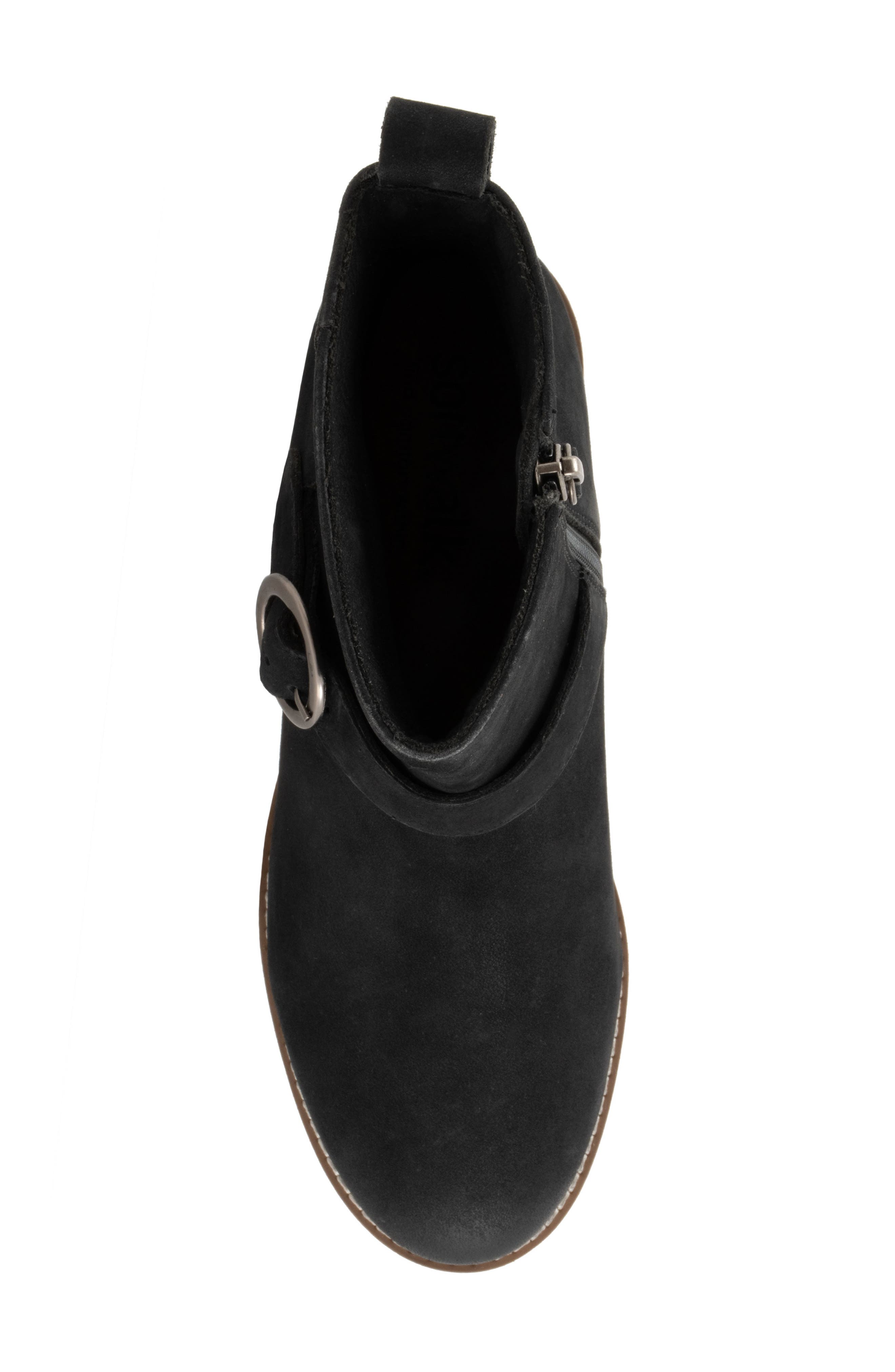 SoftWalk<sup>®</sup> Westland Platform Wedge Bootie, Alternate, color, Black Nubuck