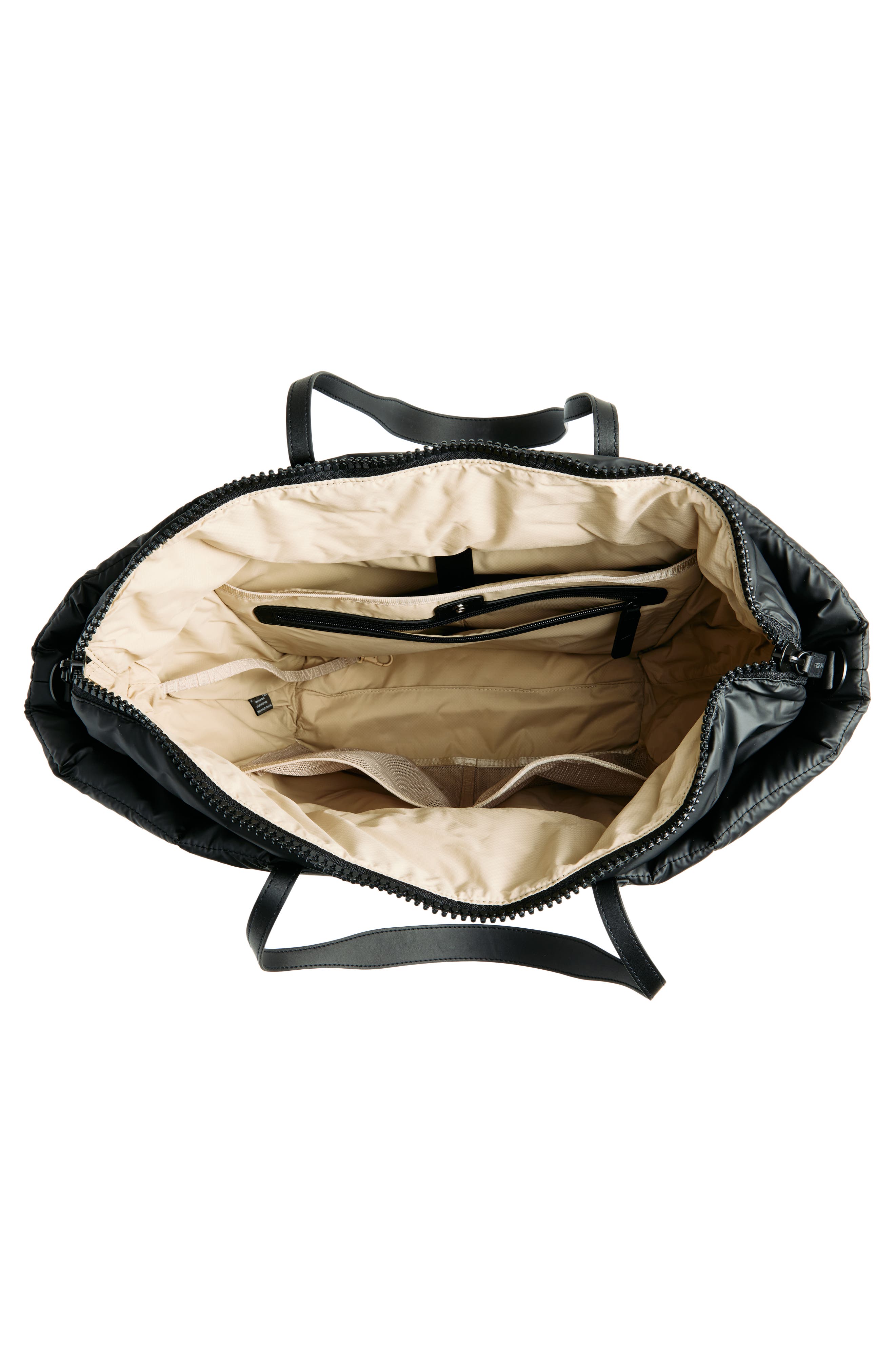 VeeCollective Porter Basque Water Resistant Quilted Recycled Nylon Tote, Alternate, color, 