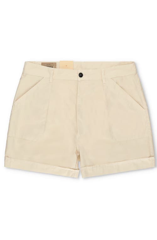 Fortela Haute Twill Cotton Shorts In Brown